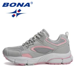 BONA New Designers Running Shoes Breathable Outdoor Sports Shoes Women Lightweight Sneakers Ladies Comfort Athletic Shoes