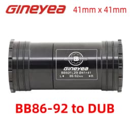 Gineyea Bicycle BB92DUB PF41DUB Press Fit Bottom Brackets for Road Bike Mountain Frame Shell Use DUB 86-92mm Crankset Chainset