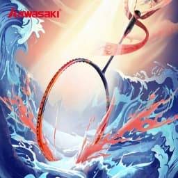 Kawasaki 5U Badminton Racket Professional Super Light Offensive Type High Graphite Badminton Racquet For Training NeZha 35