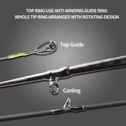 Mavllos Attack Squid Fishing Casting Rod with Titanium Carbon Tip,Lure 60-80g/80-120g Octopus Casting Rod Fishing Cuttlefish