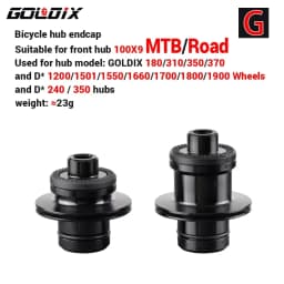 GOLDIX Bicycle Hub Adapter QR/THRU Endcap 100X9 100X12 110X15 135X10 141X10 142X12 148X12 HG/XD/MS for MTB/Road Bike