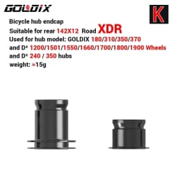 GOLDIX Bicycle Hub Adapter QR/THRU Endcap 100X9 100X12 110X15 135X10 141X10 142X12 148X12 HG/XD/MS for MTB/Road Bike