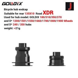 GOLDIX Bicycle Hub Adapter QR/THRU Endcap 100X9 100X12 110X15 135X10 141X10 142X12 148X12 HG/XD/MS for MTB/Road Bike