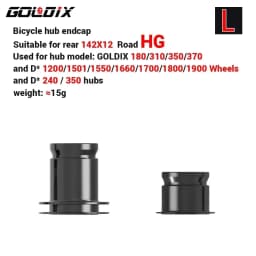 GOLDIX Bicycle Hub Adapter QR/THRU Endcap 100X9 100X12 110X15 135X10 141X10 142X12 148X12 HG/XD/MS for MTB/Road Bike
