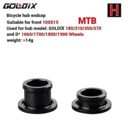 GOLDIX Bicycle Hub Adapter QR/THRU Endcap 100X9 100X12 110X15 135X10 141X10 142X12 148X12 HG/XD/MS for MTB/Road Bike