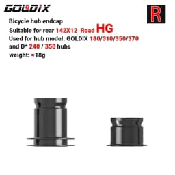 GOLDIX Bicycle Hub Adapter QR/THRU Endcap 100X9 100X12 110X15 135X10 141X10 142X12 148X12 HG/XD/MS for MTB/Road Bike