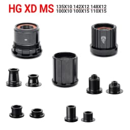 GOLDIX Bicycle Hub Adapter QR/THRU Endcap 100X9 100X12 110X15 135X10 141X10 142X12 148X12 HG/XD/MS for MTB/Road Bike