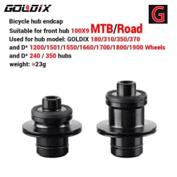 GOLDIX Bicycle Hub Adapter QR/THRU Endcap 100X9 100X12 110X15 135X10 141X10 142X12 148X12 HG/XD/MS for MTB/Road Bike