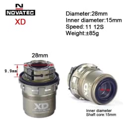 Original Novatec Cassette Body D792SB D412SB D041/042SB Bicycle Hub Aluminum Alloy Shiman 10S 11S Freehub