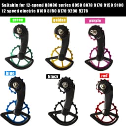 CS Bicycle Ceramic Peilin Carbon Oversized Jockey Pulley Rear Guide Wheel Derailleurs For Shimano R8000 R7000 105 FORCE RED AXS