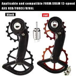 CS Bicycle Ceramic Peilin Carbon Oversized Jockey Pulley Rear Guide Wheel Derailleurs For Shimano R8000 R7000 105 FORCE RED AXS