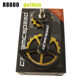 CS Bicycle Ceramic Peilin Carbon Oversized Jockey Pulley Rear Guide Wheel Derailleurs For Shimano R8000 R7000 105 FORCE RED AXS