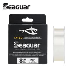 SEAGUAR TATSU Fluorocarbon Fishing Line Linhas Pesca 183M Carbon Fiber JAPAN Monofilament Freshwater Fishing Tackle 6LB-12LB