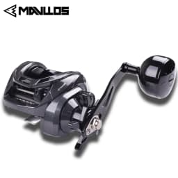 Mavllos Decrk Saltwater Baitcaster Reel,33LBS Drag Power, Gear Ratio 6.4:1Freshwater Bass Baitcasting Reel