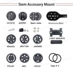 For SL6 SL7 Stems Accessory Fit Future Tarmac SL7 Venge Stems Seamless Integration Aluminum Base SL8 Road Cockpit Computer Mount