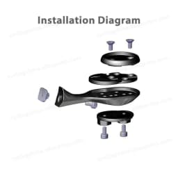 For SL6 SL7 Stems Accessory Fit Future Tarmac SL7 Venge Stems Seamless Integration Aluminum Base SL8 Road Cockpit Computer Mount