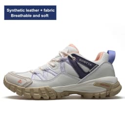 HUMTTO Shoes for Women Winter Waterproof Hiking Shoes Luxury Designer Climbing Trekking Boots Womens 2022 Leather Woman Sneakers