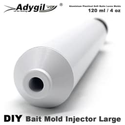 Adygil Aluminium Plastisol Soft Lures Mold Injector 120 ml / 4 oz