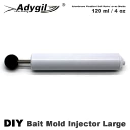 Adygil Aluminium Plastisol Soft Lures Mold Injector 120 ml / 4 oz