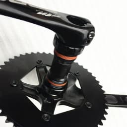 OTA Fixie Crankset , Single Speed Bicycle Crank, Fixed Gear Bike Parts, 48T, 170mm, BCD130, Aluminum Alloy with Hollowtech BB