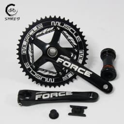 OTA Fixie Crankset , Single Speed Bicycle Crank, Fixed Gear Bike Parts, 48T, 170mm, BCD130, Aluminum Alloy with Hollowtech BB