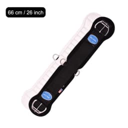 Western Horse Cinch Detachable Foam Cold-proof Wear-resistant Sweat-wicking Roll Snug Buckle Cinch