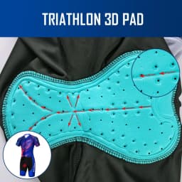 Men's Triathlon Skinsuit Short Sleeve Quick Dry Breathable One Piece Cycling Suit MTB Bike Run Racing Sportswear