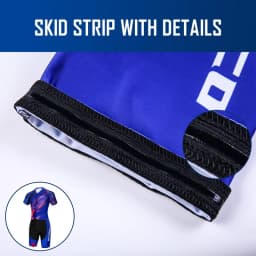 Men's Triathlon Skinsuit Short Sleeve Quick Dry Breathable One Piece Cycling Suit MTB Bike Run Racing Sportswear