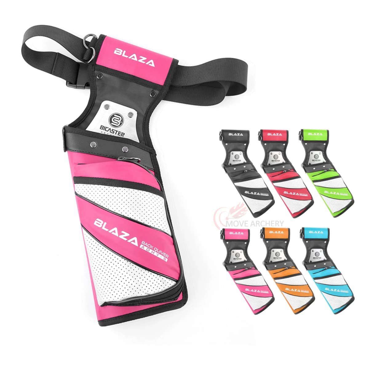 BLAZA-Arrow Quiver, Waist Back,Reverse,Right Hand/Left Hand, 6 Colors for Chioce-1 Set