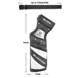 BLAZA-Arrow Quiver, Waist Back,Reverse,Right Hand/Left Hand, 6 Colors for Chioce-1 Set