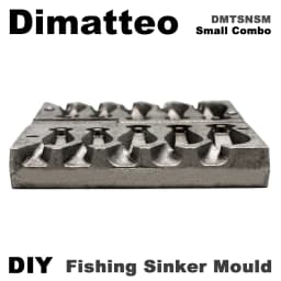 Dimatteo DIY Fishing Snapper Sinker Mould DMTSNSM/Small Combo Snapper Sinker 28g 56g 84g 5 Cavities