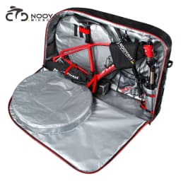 NOOYAH Bike Bag Bicycle Transport Bag MTB & Road Bike Travel Case Suitcase for Transporting Bicycle Accessories with Wheels Bags