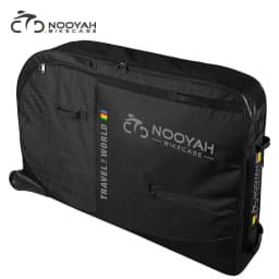 NOOYAH Bike Bag Bicycle Transport Bag MTB & Road Bike Travel Case Suitcase for Transporting Bicycle Accessories with Wheels Bags