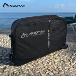 NOOYAH Bike Bag Bicycle Transport Bag MTB & Road Bike Travel Case Suitcase for Transporting Bicycle Accessories with Wheels Bags