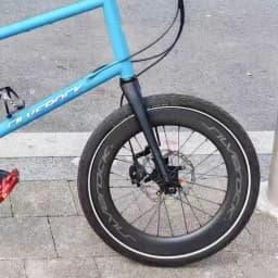 SILVEROCK Carbon Fork  20in 406 451 Flat Mount Disc Brake Caliper 74mm 100mm for FNHON DAHON JAVA Minivelo Bicycles 450mm Long