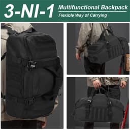 LQARMY 45L 80L Camping Backpacks Men Tactical Backpack Molle Hiking Travel Climbing Rucksack Sports Gym Duffel Bag