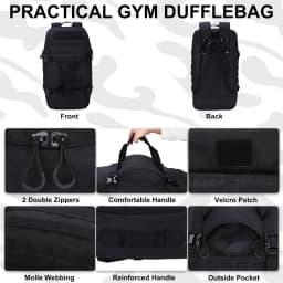 LQARMY 45L 80L Camping Backpacks Men Tactical Backpack Molle Hiking Travel Climbing Rucksack Sports Gym Duffel Bag