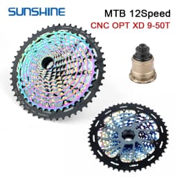 SUNSHINE MTB Bike CNC XD Cassette 11 12 Speed K7 12V/11V Mountain Bike Flywheel 10-50/52T Sprocket 9-50T 9-42T For SRAM GX EAGLE