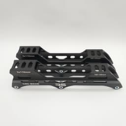 Free shipping speed skate frame 3x110 mm 3-wheel frame CNC made R5 frame