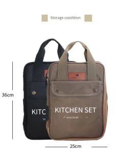 Outdoor Camping Kitchenware 8-Piece Set Comes with A Full Set of Thickened Cookware Storage Kit Cutlery Camping Supplies Tools