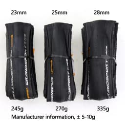 Continental Grand Sport Road Bike Tyre ROAD Folding Tire 700x23c /700x25c/700x28c Brown Tyre
