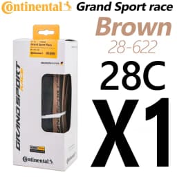 Continental Grand Sport Road Bike Tyre ROAD Folding Tire 700x23c /700x25c/700x28c Brown Tyre