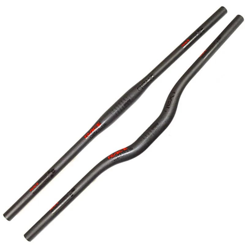 Race Face NEXT Mountain Bike 3K Full Carbon Fibre Flat Horizontal Carbon Bicycle Handlebar MTB Bike Parts 31.8*580-760mm Black