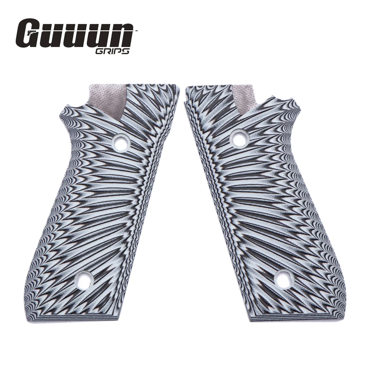 Guuun G10 Grips for Taurus PT92 Starburst Texture Compatible with PT99 PT100 PT101 and Decocker - 6 Color Options