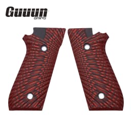 Guuun G10 Grips for Taurus PT92 Starburst Texture Compatible with PT99 PT100 PT101 and Decocker - 6 Color Options