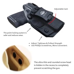 Hellcat Holster IWB Kydex Holster Custom Fit: Springfield Armory Hellcat - Inside Waistband Concealed Carry - Cover Mag