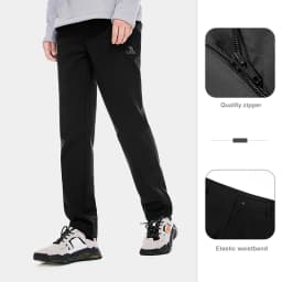 GOLDEN CAMEL Outdoor Pants Men and Women Winter Waterproof Velvet Soft Shell Tactical Pant for Men Sport Hiking Trousers Camping