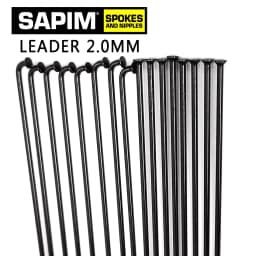 SAPIM Bicycle Spokes 2.0 Round J-Bend/Straight Pull Spokes Black Bikes with Copper Cap Spokes Can Choose Any Length Below 310mm