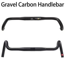 2026 Latest Gravel Carbon Bicycle Handlebar Big Flare Bar Cycle Cross Road Bike Handlebars 400/420/440mm Cycling Handlebar