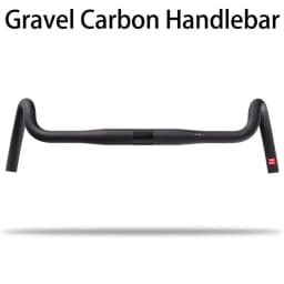 2026 Latest Gravel Carbon Bicycle Handlebar Big Flare Bar Cycle Cross Road Bike Handlebars 400/420/440mm Cycling Handlebar